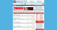 Desktop Screenshot of olomouckenoviny.eu